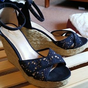 Candies Wicker wedge